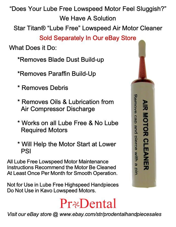 Star Titan 3 – 20,000 rpm Swivel Lube Free Dental Handpiece Motor – ProDental