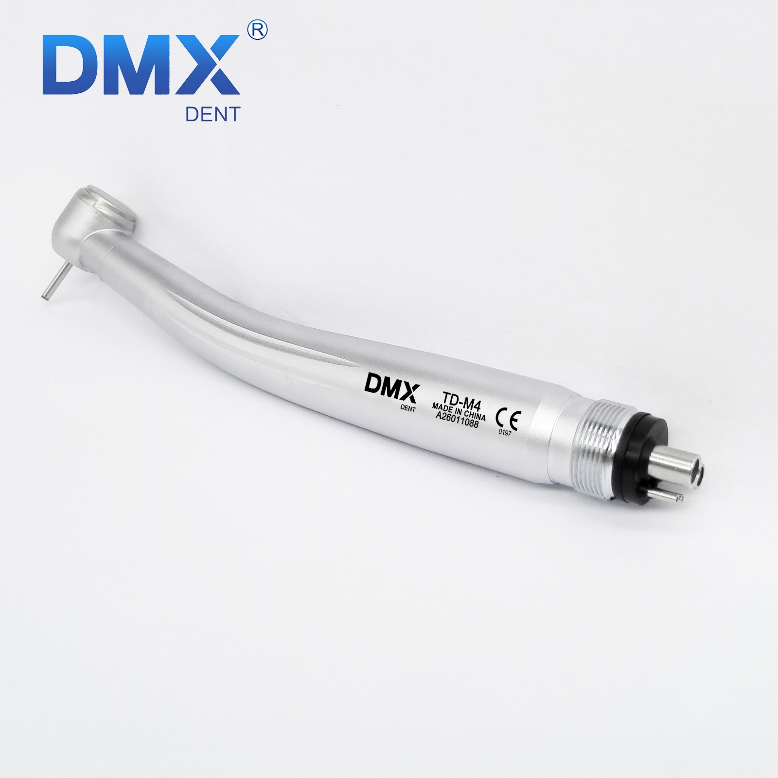 Dental Fiber Optic E-generator LED High Speed Handpiece Push Turbine 4 Holes