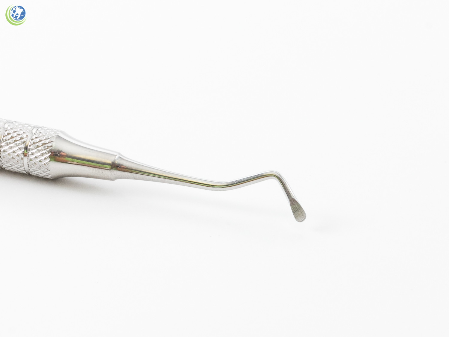 DENTAL OPERATORY INSTRUMENT SPOON EXCAVATOR WHITE #18 8MM HOLLOW GRIP STAINLESS