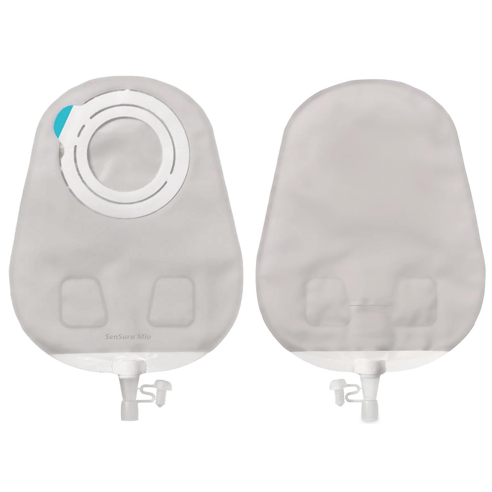 Coloplast SenSura Mio Flex 2-Piece Transparent Urostomy Pouch, Red Match (10/BX)