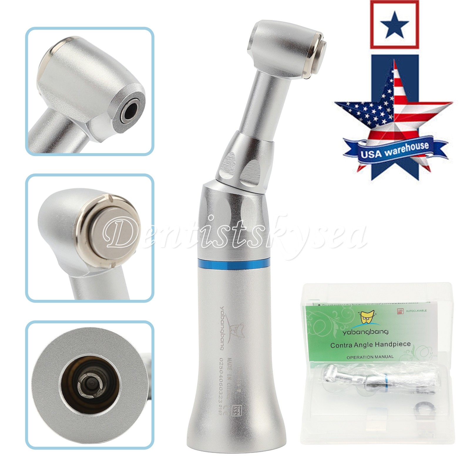 10X-NSK Type Dental E-Type Contra Angle Low Slow Speed Handpiece Latch Bur JYMX1