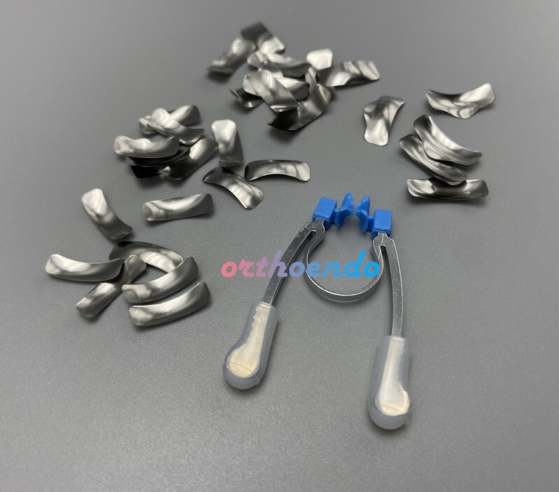 Dental Sectional Contoured Matrice Matrix Bands System Refill + Clip Ring G2 Kit