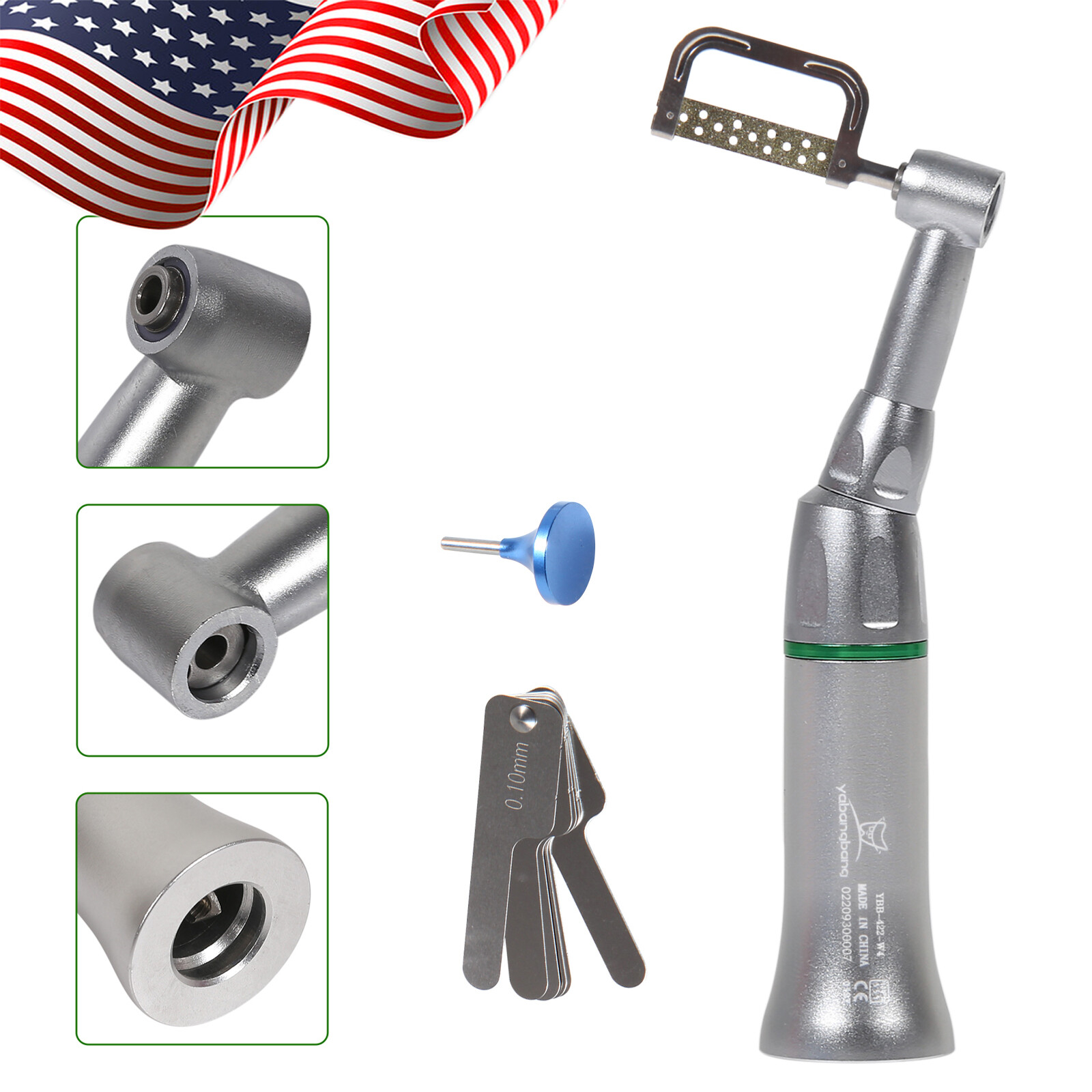 Dental 4:1 Reduction Contra Angle Handpiece 4:1 Interproximal Strips IPR Sets OR