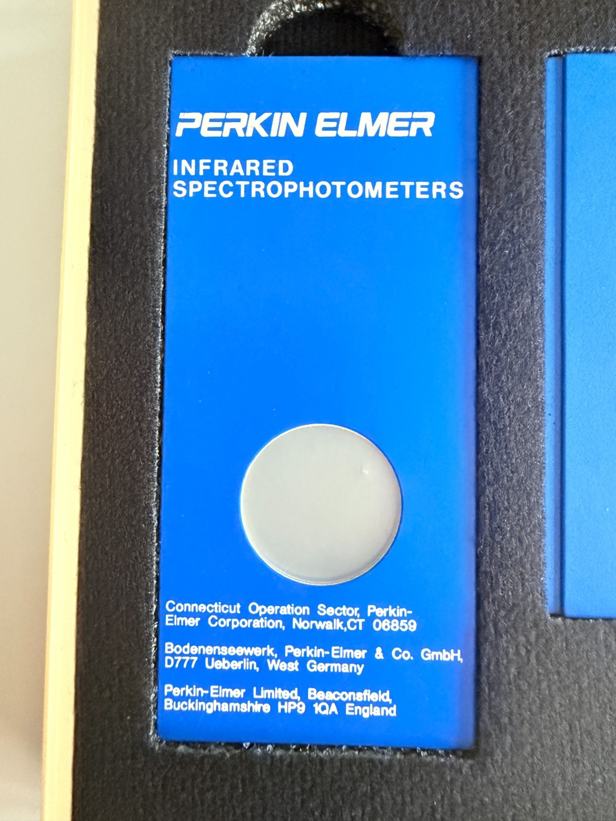 Perkin Elmer Validation Kit Polystyrene-38 Traceable Reference NG11 MIR