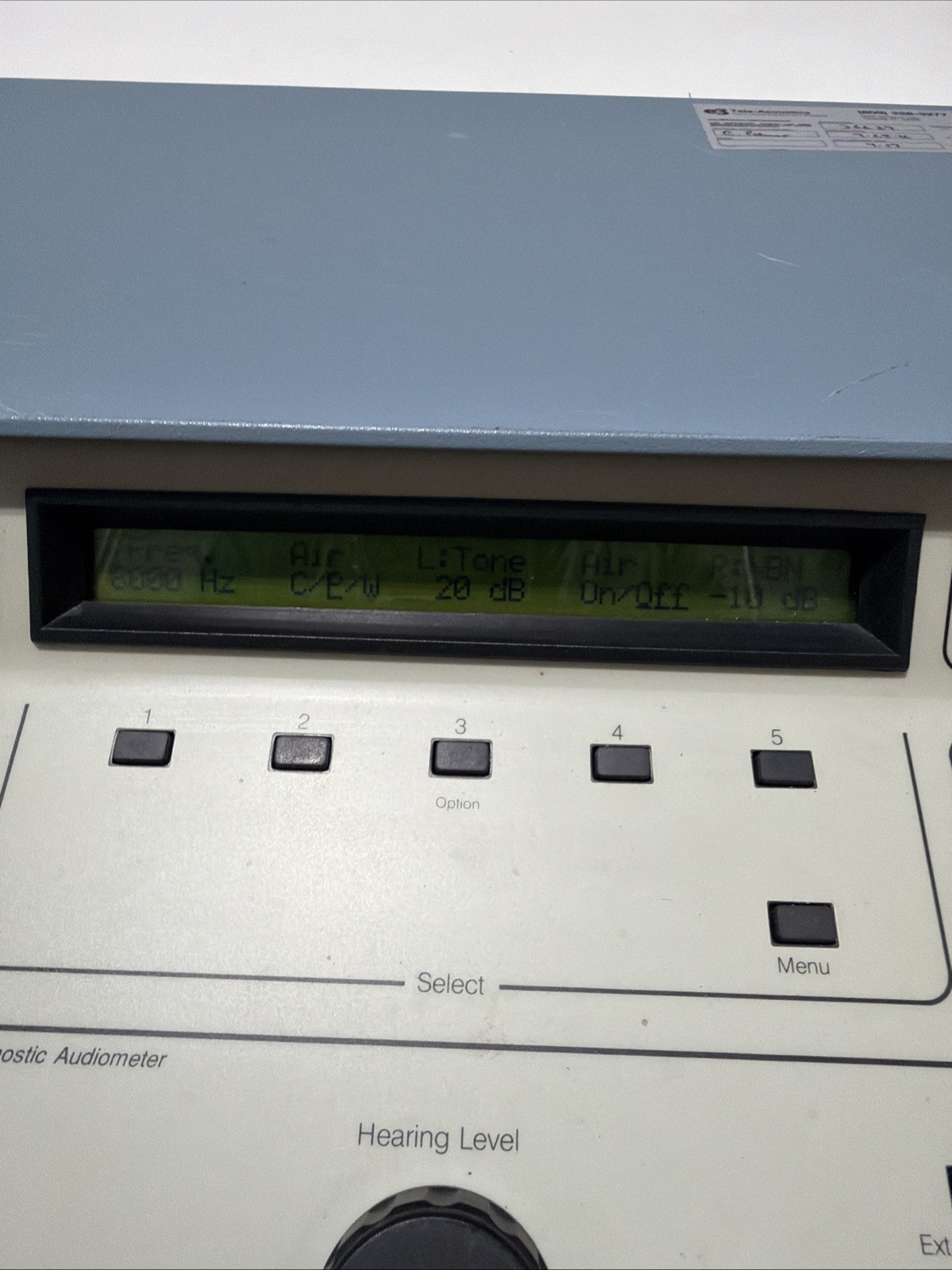 Madsen Midimate 622 Clinical/ Diagnostic Audiometer With Cords MM622
