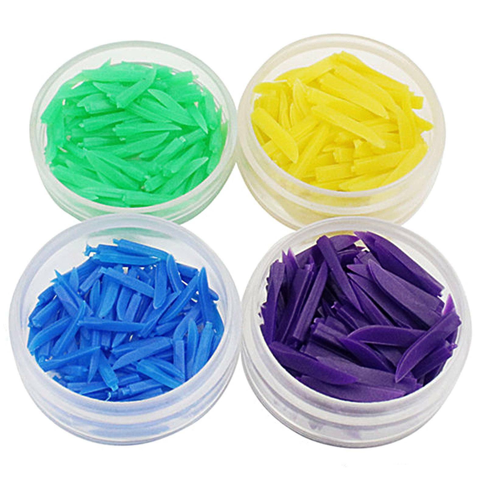 100-1000Pcs Dental Plastic Wedges Tooth Diastema Gap Wedge Dental Supply 4 Sizes
