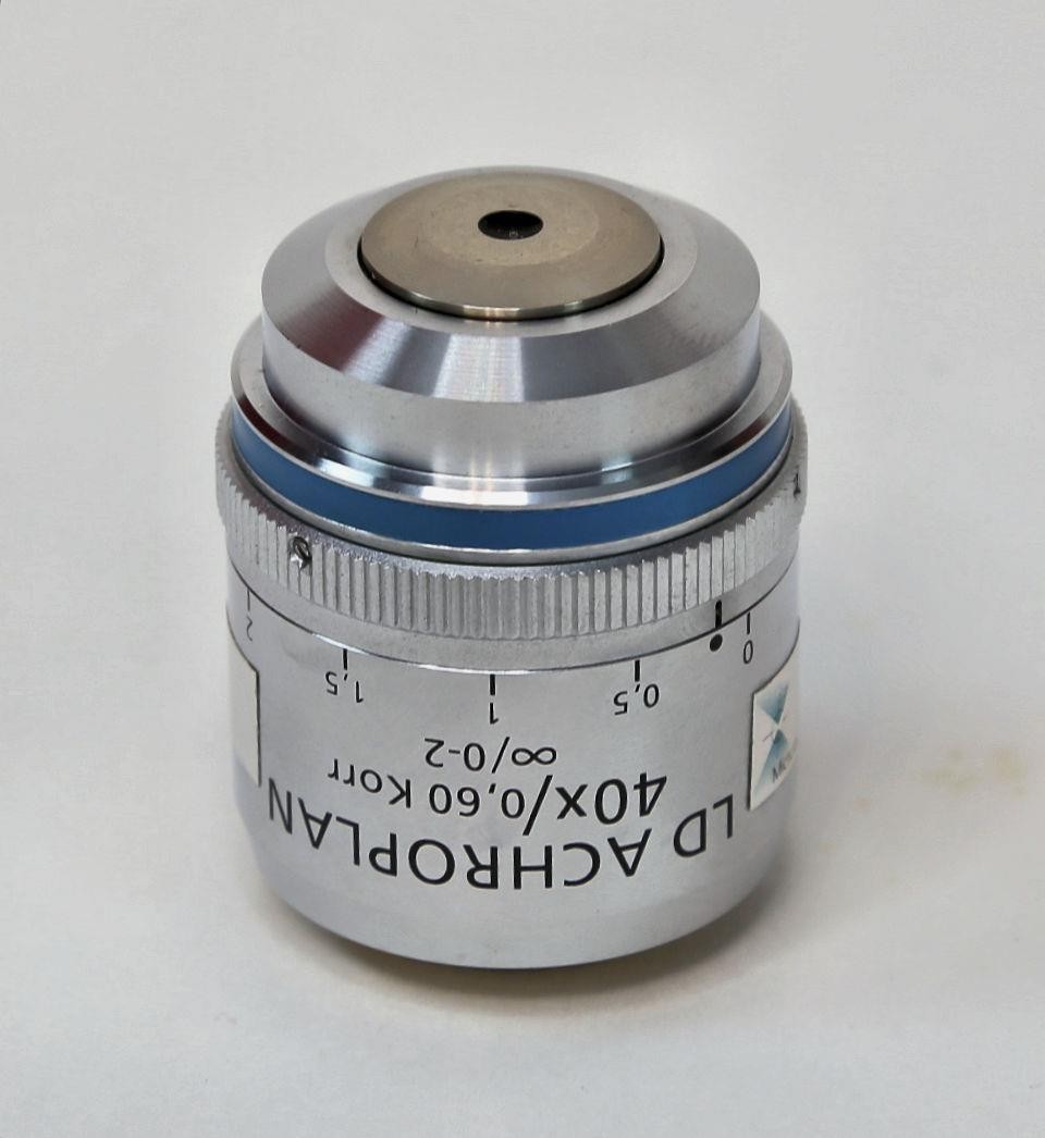 Zeiss 40X Microscope Objective LD ACHROPLAN 40x/0,60 Korr Inf/0-2 440864 Nice