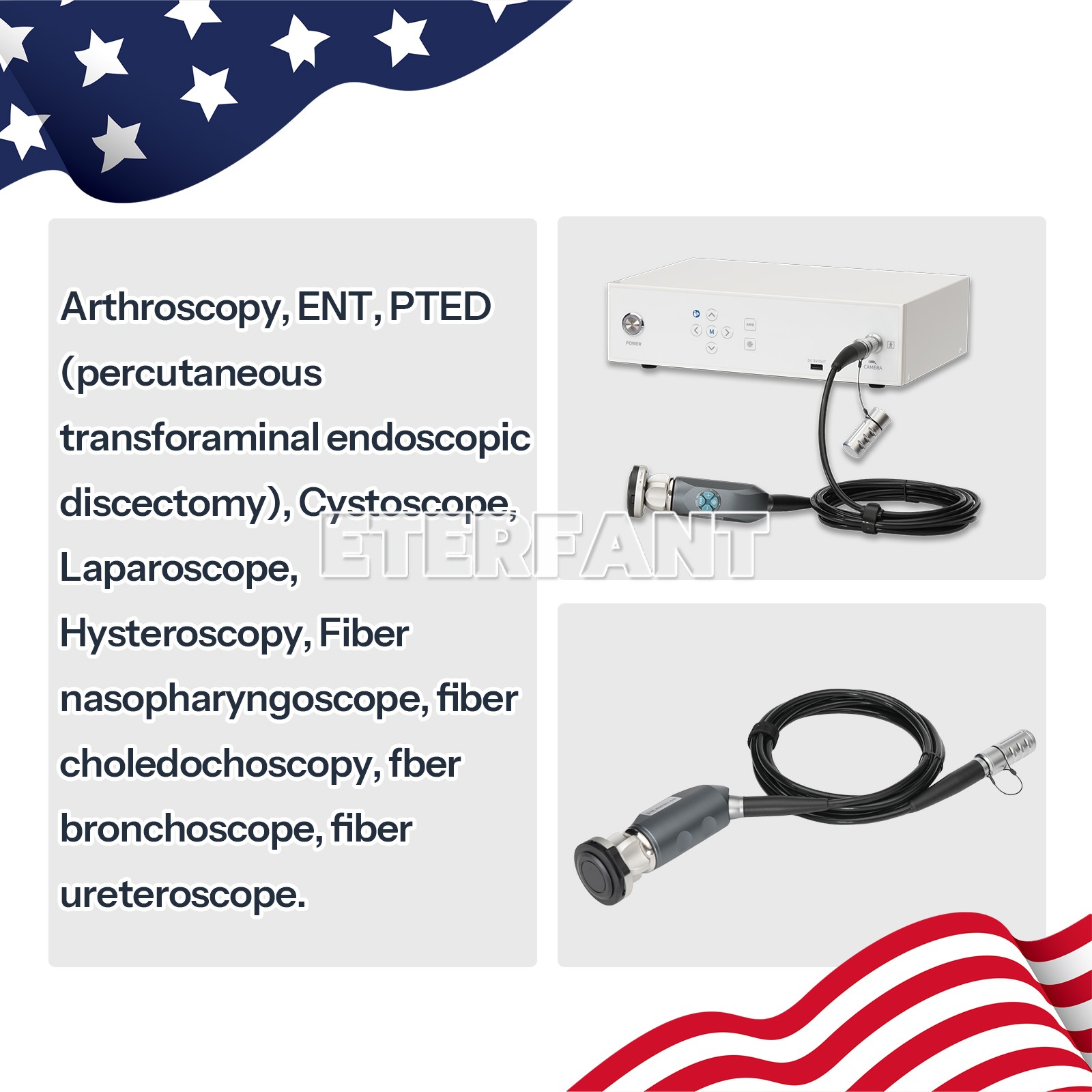 TU-Y1 1080p Full HD ENT Endoscopy Laparoscopic / TU-L1 Medical Cold Light Source
