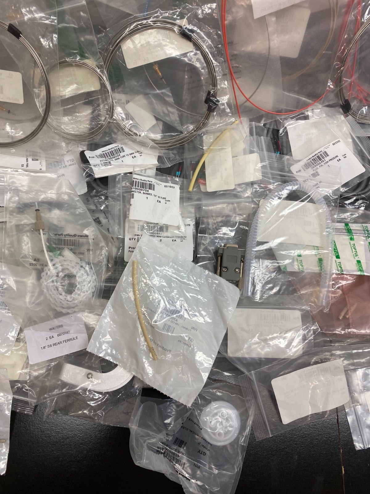 Waters UPLC HPLC LC Spare Parts Tubing Assemblies Accessories Large Lot