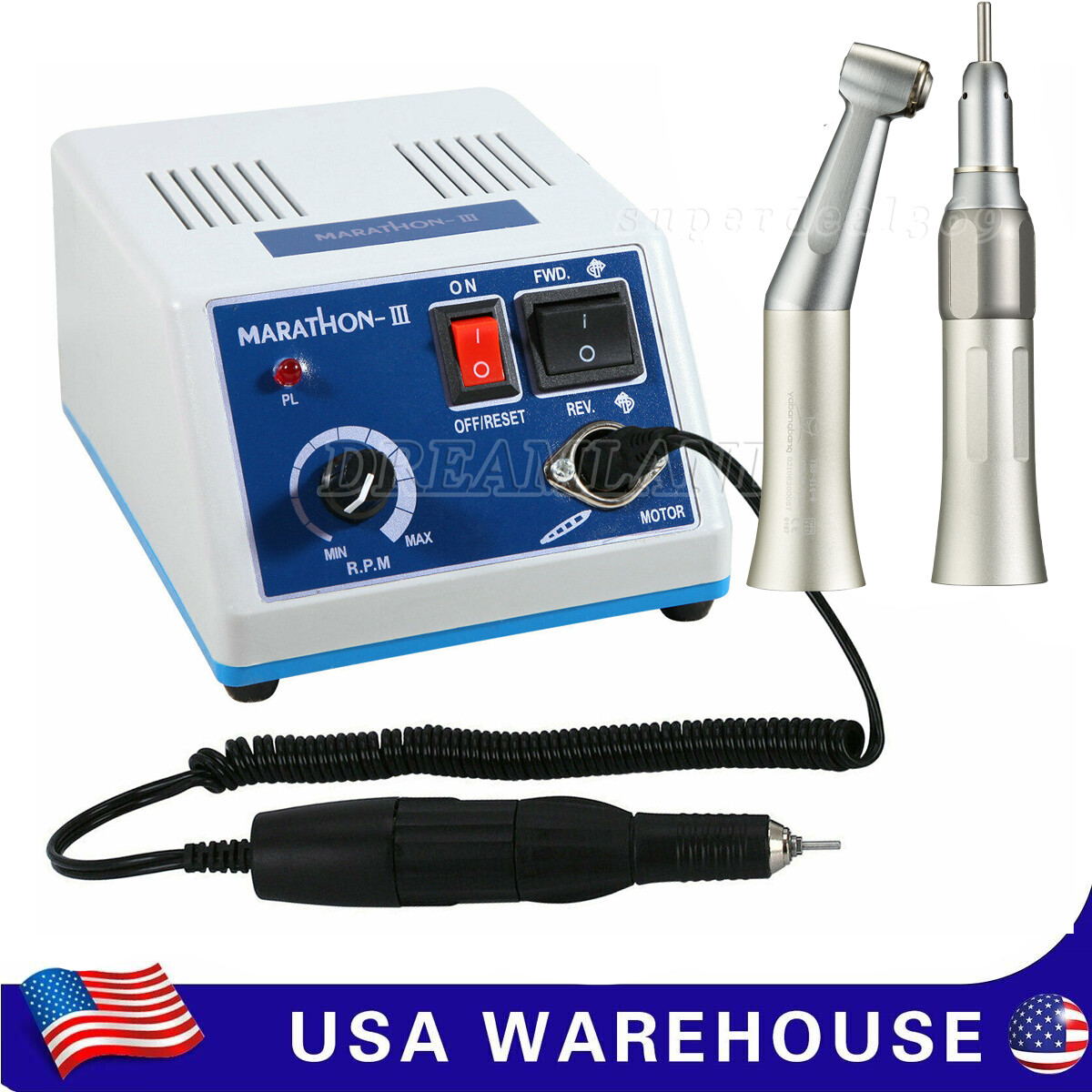 Dental Lab Marathon Electric Micromotor N3 Unit /Contra Angle/Straight Handpiece