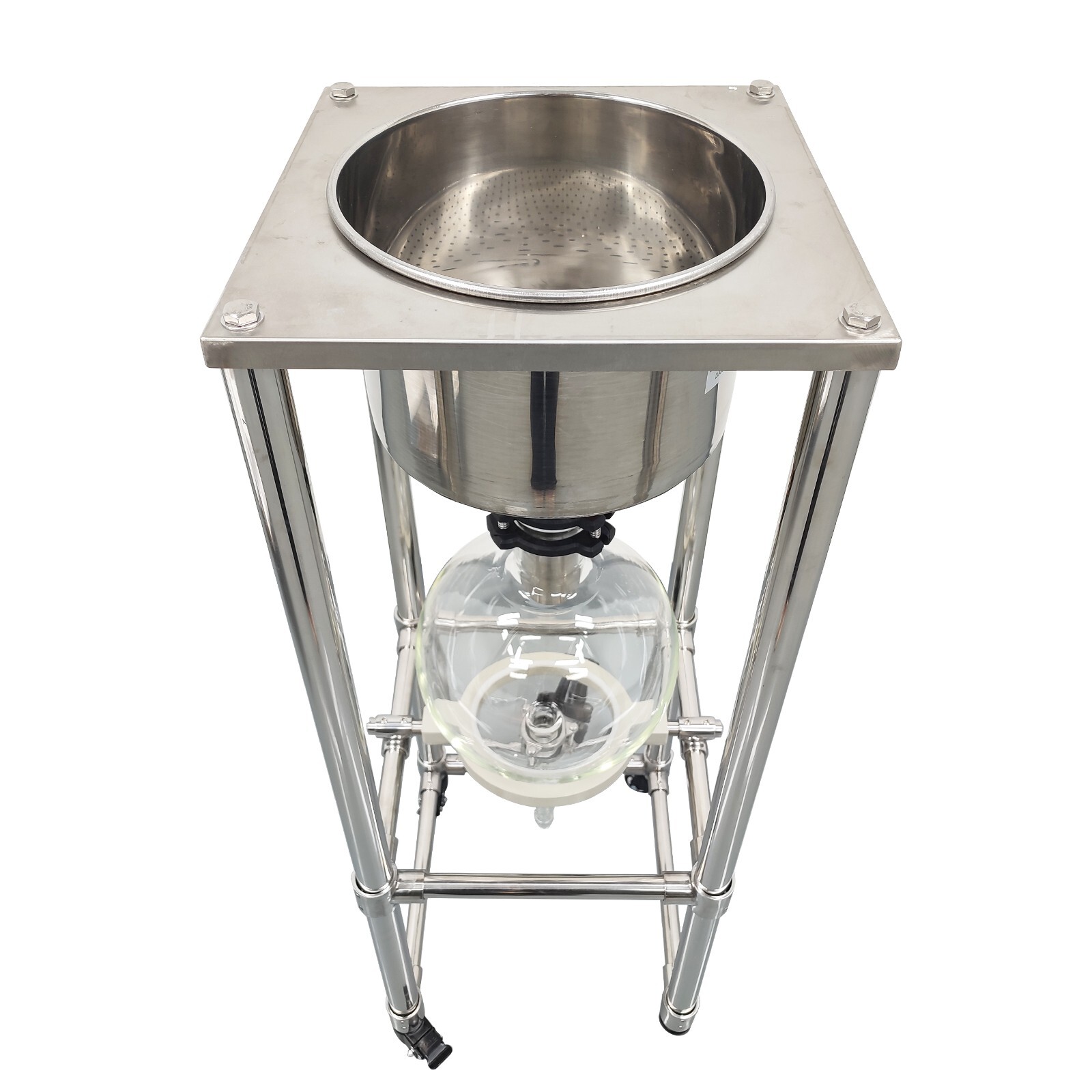 USED Vacuum Filter Lab Buchner Funnel Glass Caliber Negative Pressure Filter