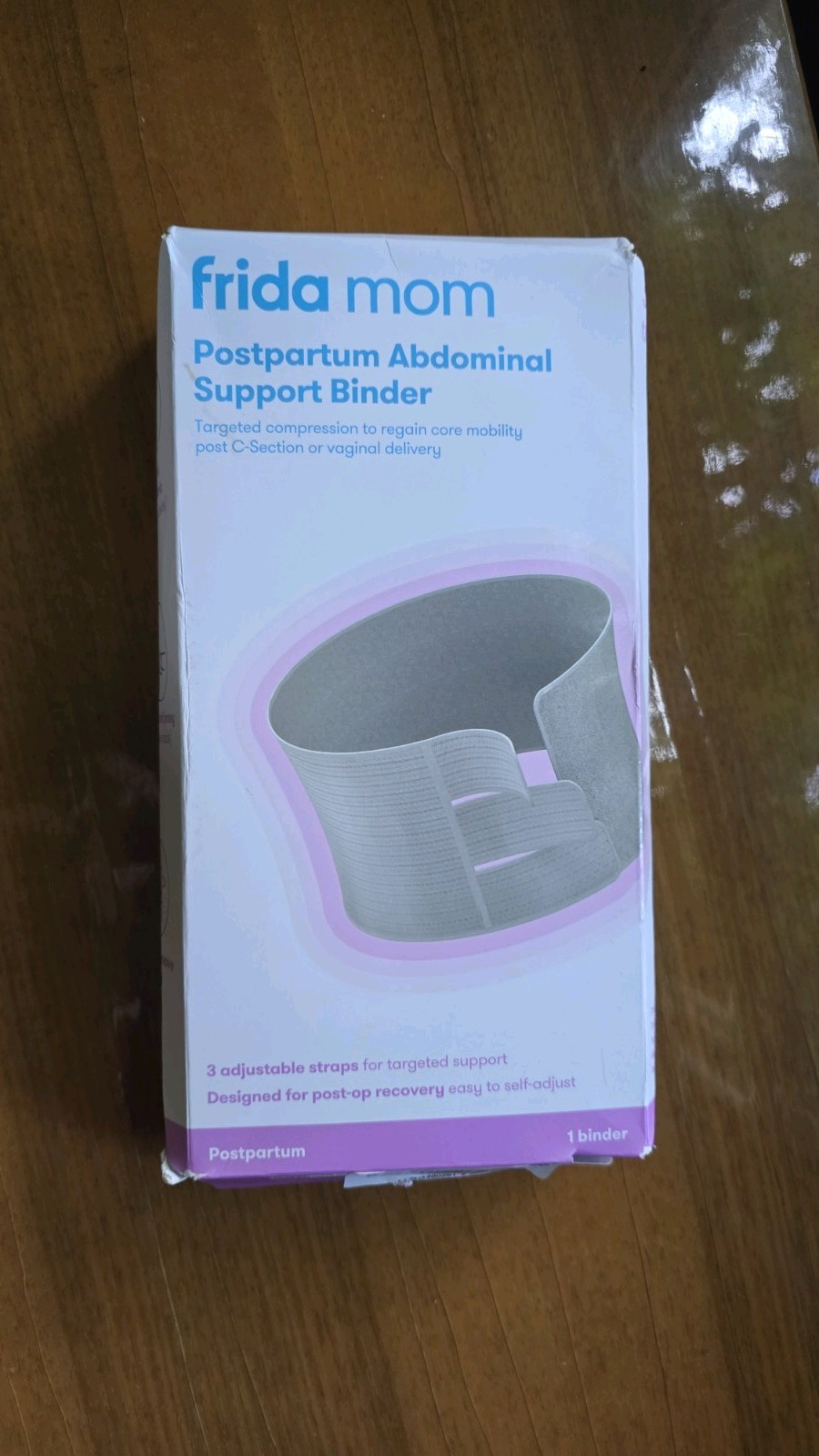 Frida Mom Postpartum Abdominal Support Binder Open Box New