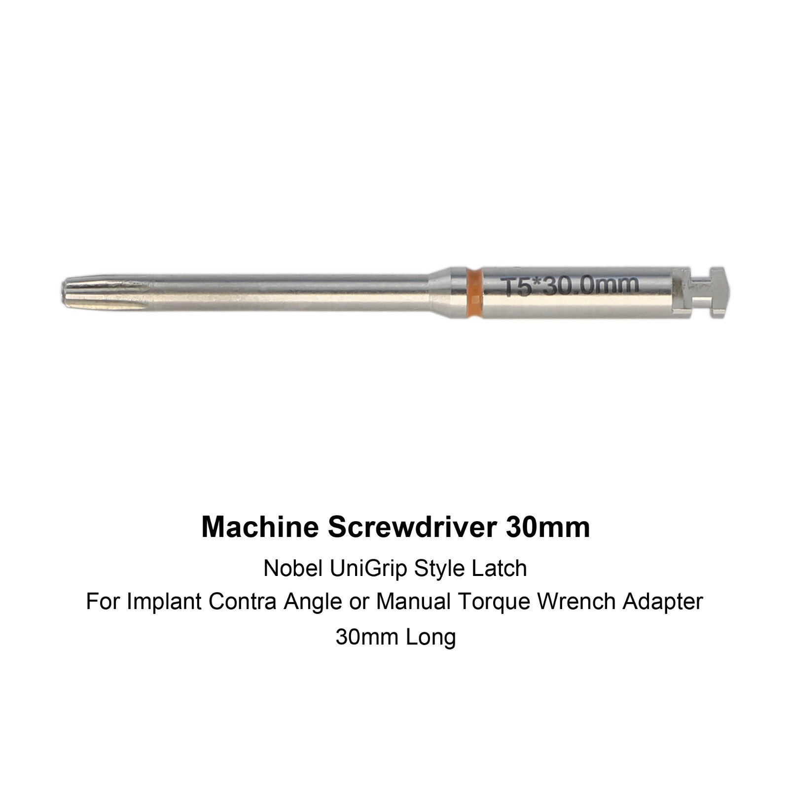 Implant Screwdriver Hex Driver Latch 1.2 1.25 T5 Astra Zimmer Thommen ICX Nobel