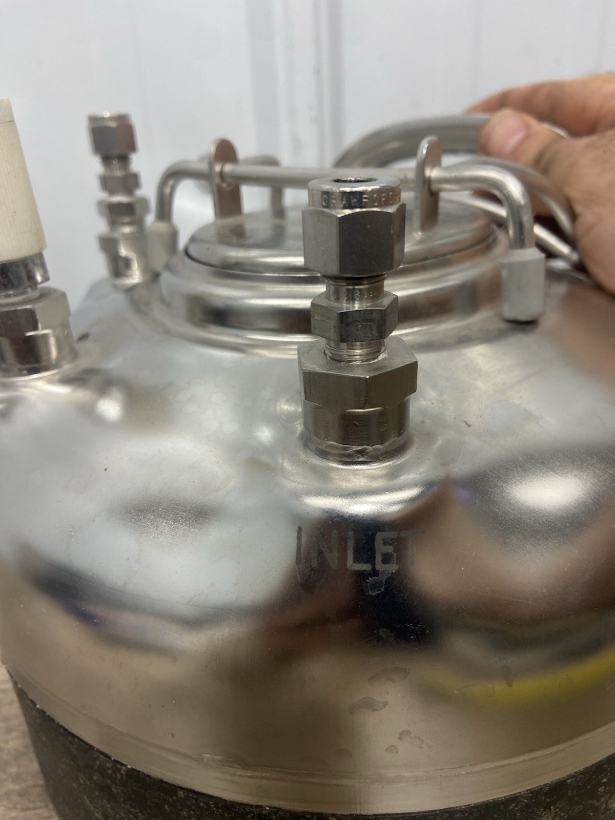 Alloy Products Stainless Steel Tank Pressure Vessel Amicon 125 psi