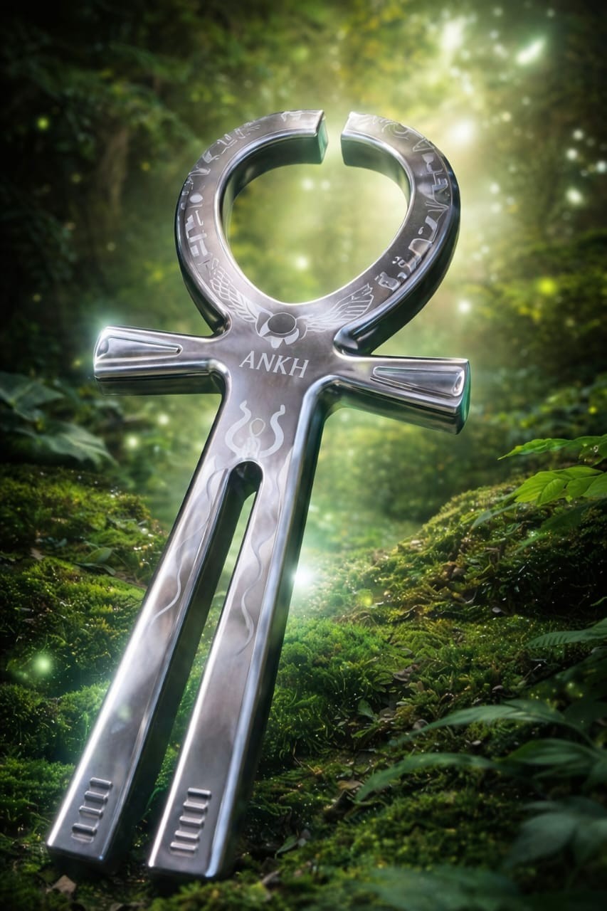 Ankh Key of Life: 342Hz & 684Hz Giant Tuning fork Healing Frequency sound Tool