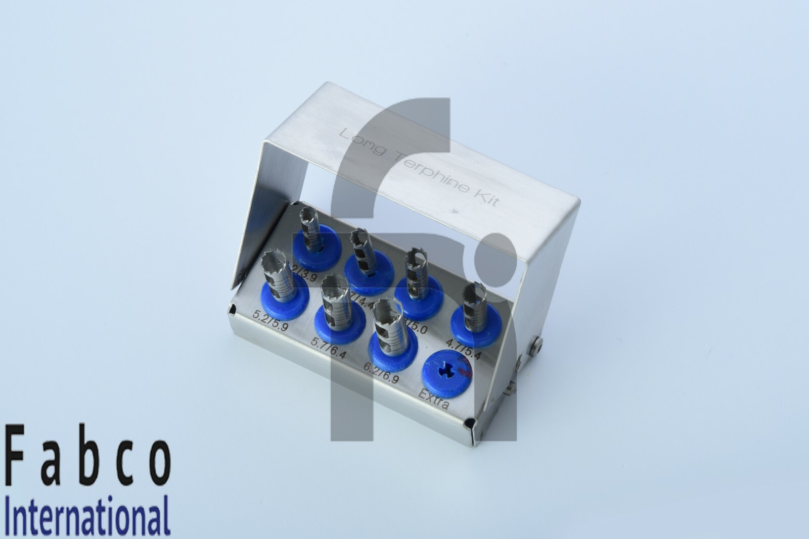 Dental Long Trephine Drills Kit 7 Pcs Crown Removal Kit Free Bar Holder