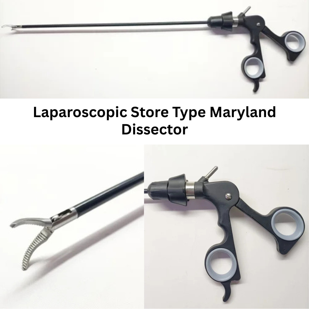 2PCS Laparoscopic Store Type Maryland Dissector 5mmx170mm Surgical SS Instrument