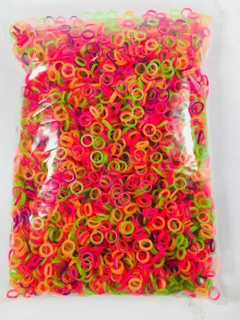 5000Pcs/Pack Dental Super Elastic Rubber Band Colorful ties 2.5/3.5/4.5/6.5OZ