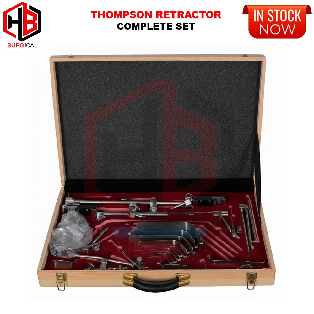 Thompson Retractor Complete Set Stainless Steel With box