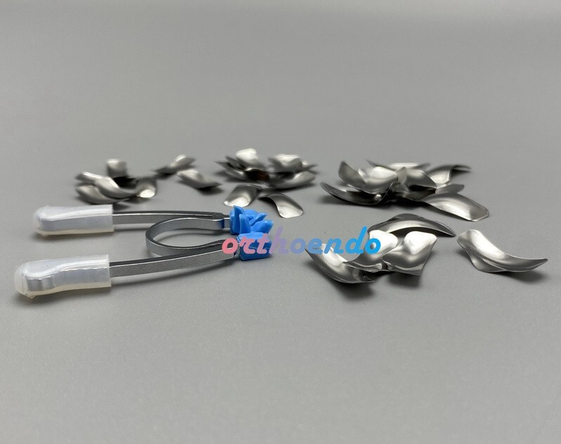 Dental Sectional Contoured Matrice Matrix Bands System Refill + Clip Ring G2 Kit