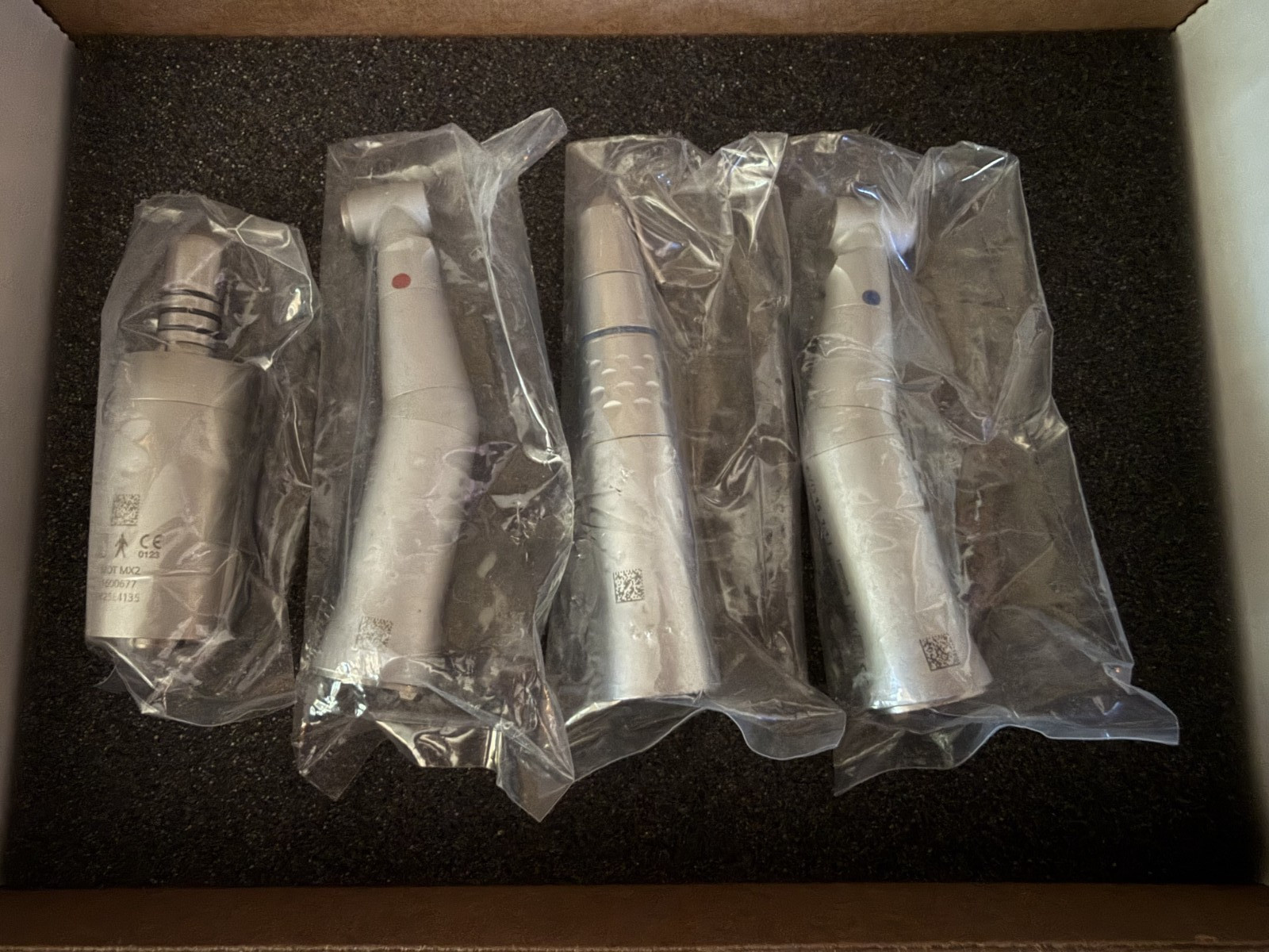 Bien Air Electric Dental Handpiece Set: MX2 Motor / HP 1:1 / EVO15 1:1L / 1:5L +