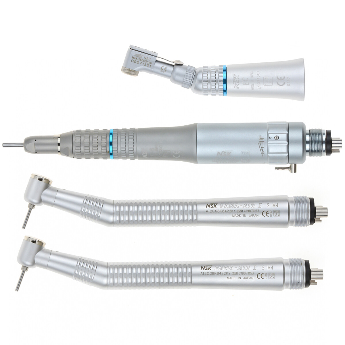 Dental High & Low Speed Handpiece Kit 4 Holes Standard Wrench Single Water Spary