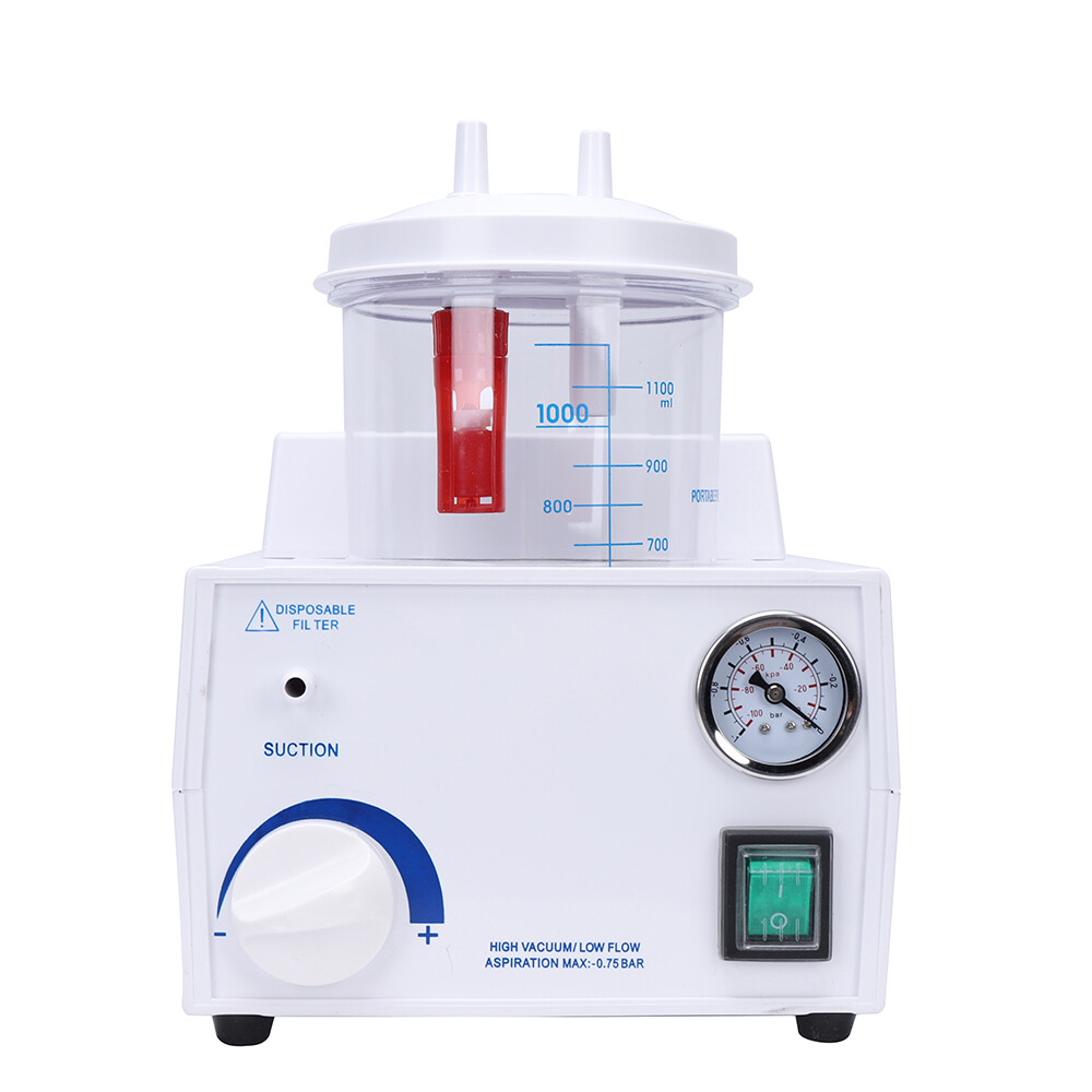 1000mL 90VA Emergency Quiet Vacuum Phlegm Medical Aspirator Suction Unit Machine