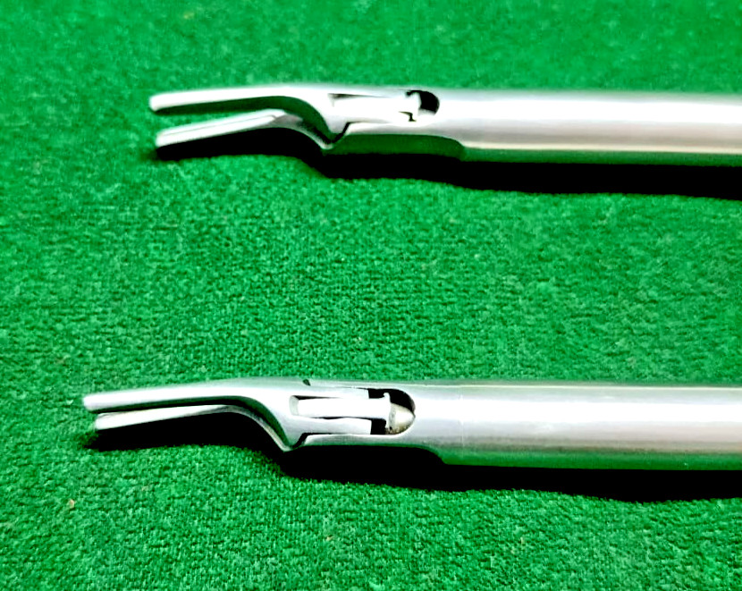 2pc Laparoscopic Clip Applicator Single Action LT 300/LT 400 Reusable Instrument