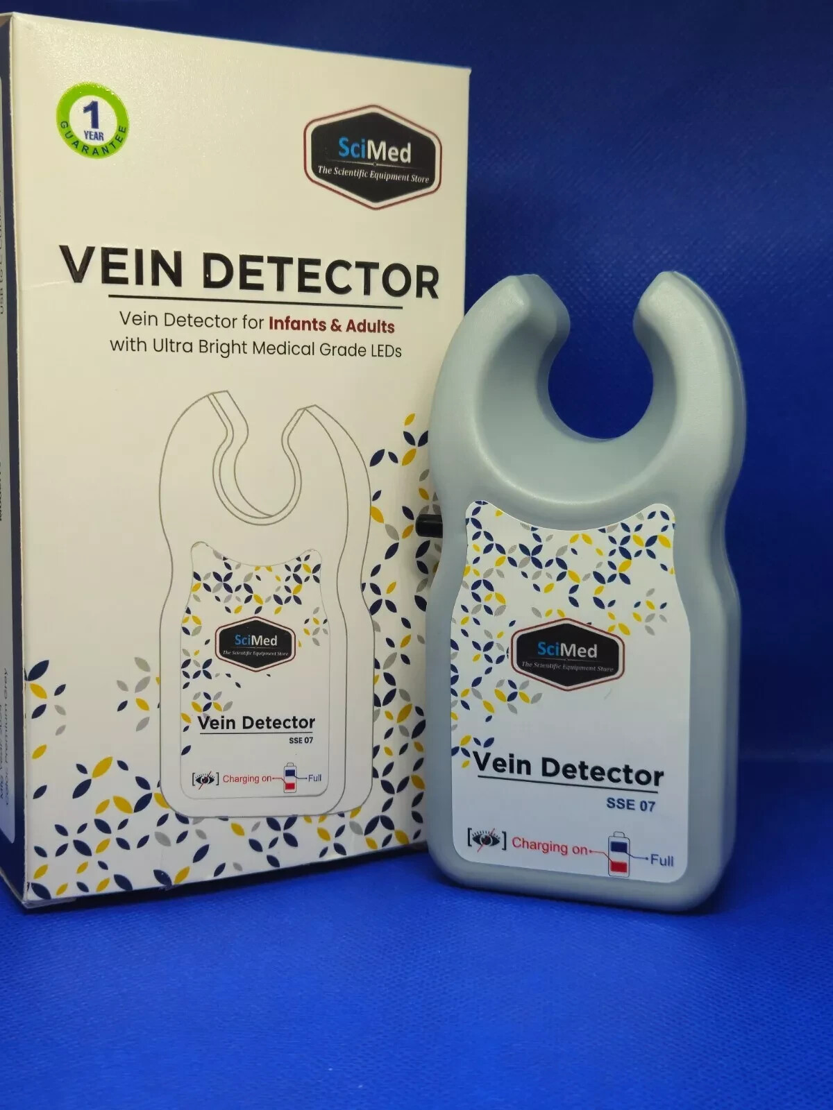Vein Finder Illuminator Viewer RECHARGEABLE 2800 mAh Battery 1 year WARRANTY