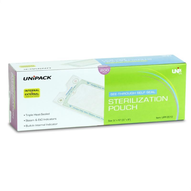 Dukal UPP-3510 UniPack Sterilization Pouches 3.5″ X 10″ 200/Bx