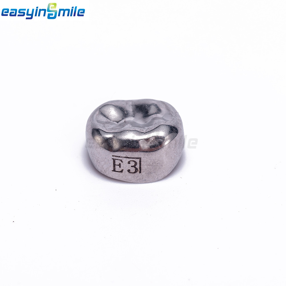 48/96Pc Dental Molar Crown teeth Kit Preformed Stainless Steel Kids/Adult Crowns