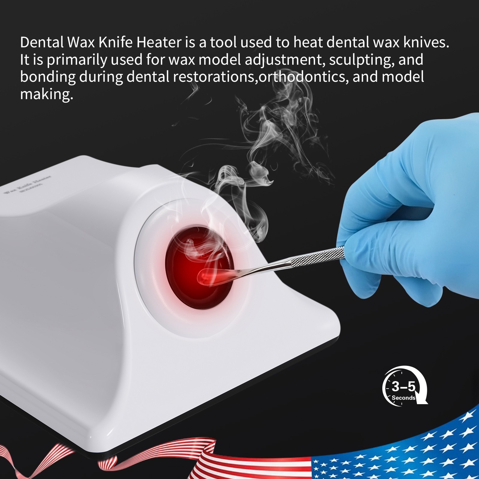 Dental Wax Knife Heater Technician Electric Waxer Inductor Processing Heating