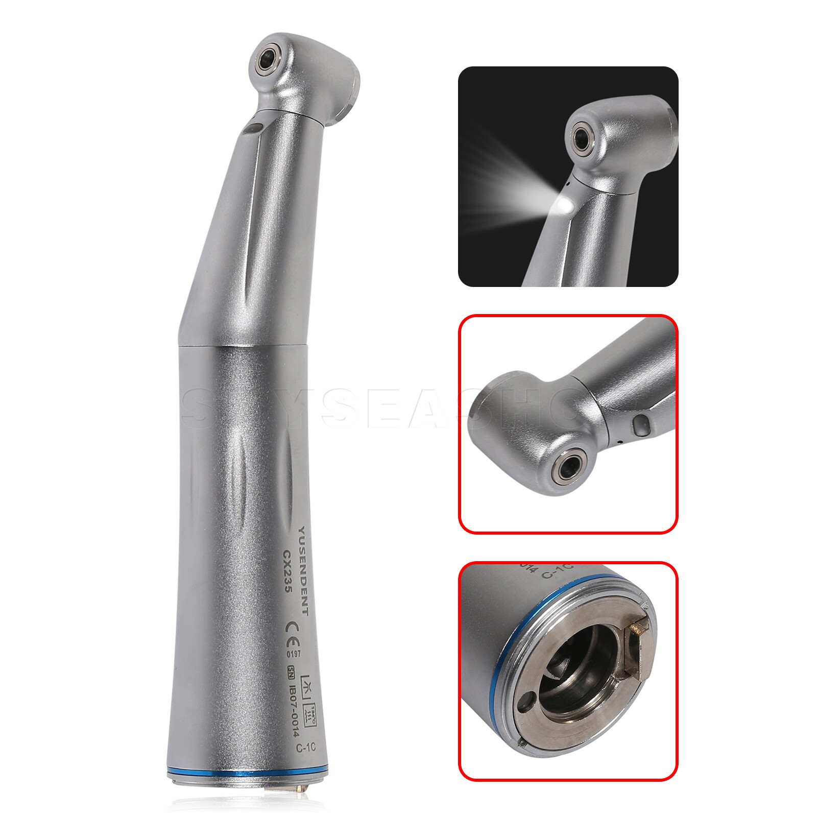Electric Handpiece Dental 1:1 1:5 Fiber Optic Contra Angle 45° Surgical NSK type