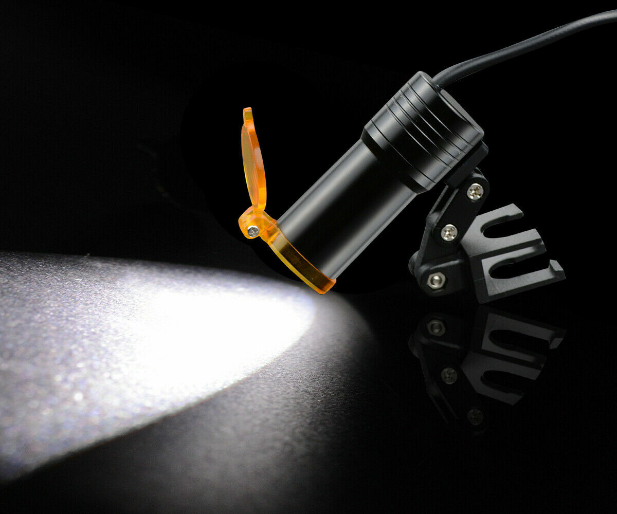 Dental Surgical 5W LED Headlight Lamp with Filter without Battery for Loupes US