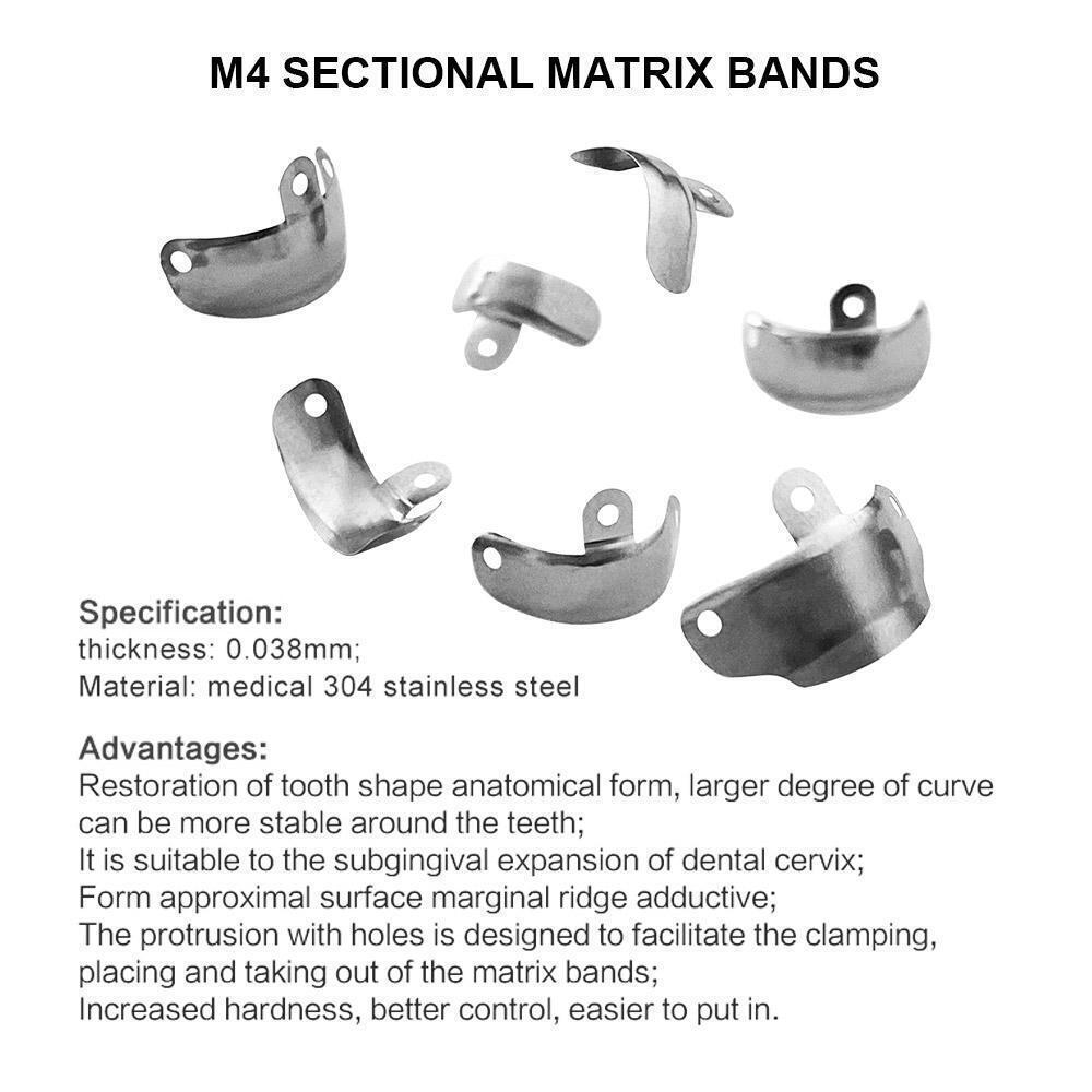 Dental Matrix Bands Ring Narrow Standard Ring Titanium Clamp Fit Garrison V3