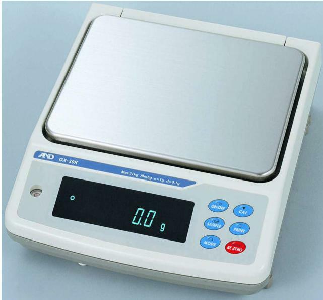 A&D GX-30K Washdown Scale Precision Industrial Lab Balance 30 kg x 0.1 g NEW