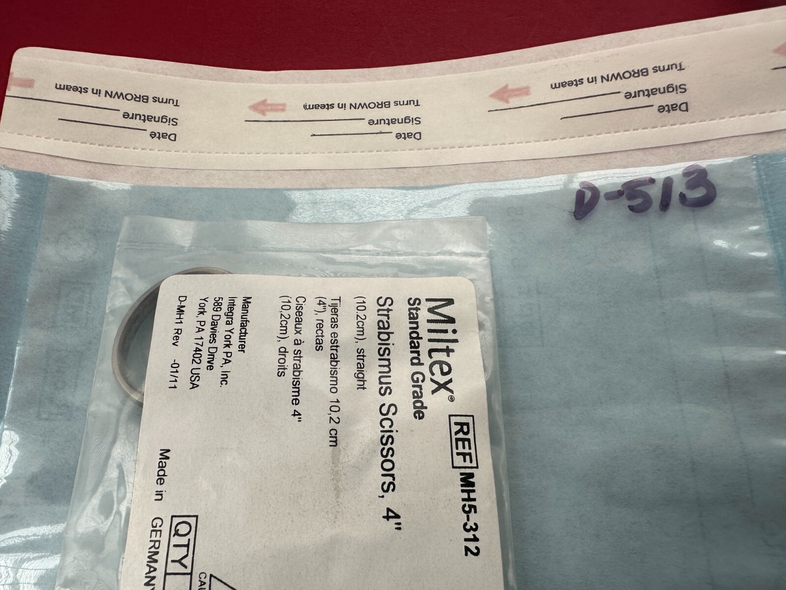 Integra Miltex Strabismus Scissors 4″ Ref: MH5-312