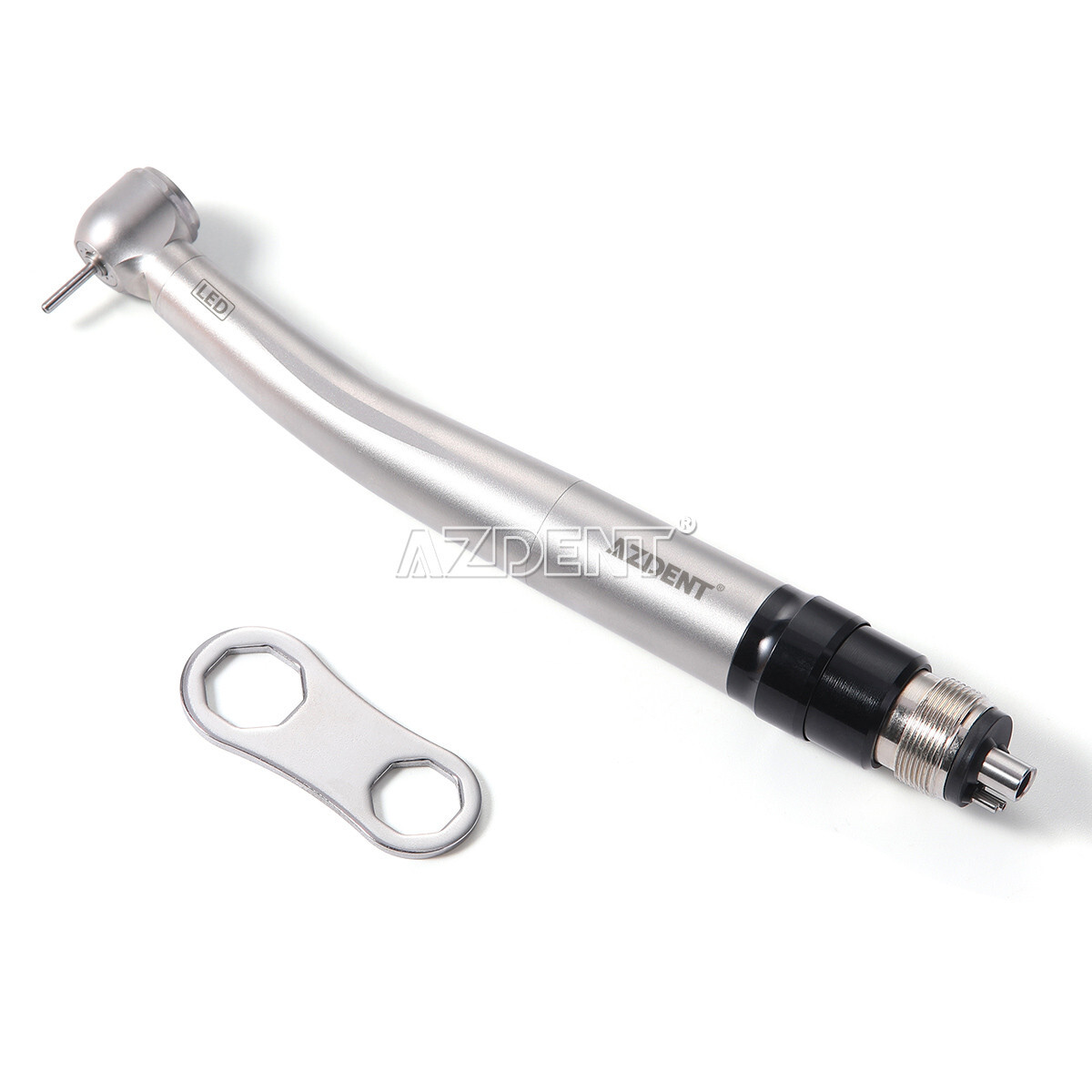 Dental LED E-generator LED Quick Coupler 4 way Spray Clean Head handpiece AZDENT