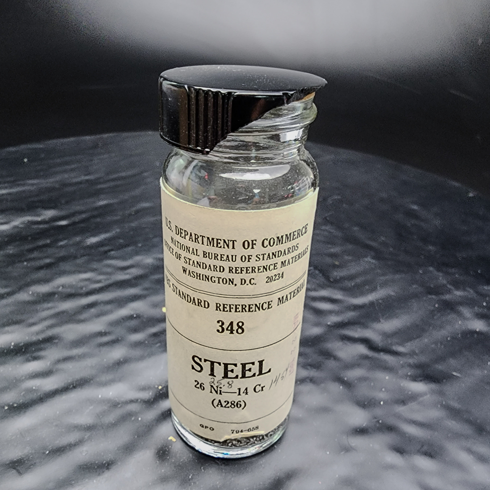 NBS/NIST Standard Reference Material 348 High Temp Alloy Steel Chip 🔧