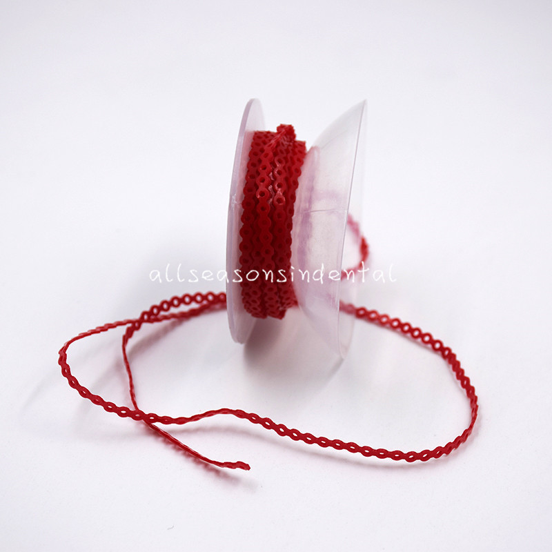 1 Pcs Dental Orthodontic Short Type Rubber Bands Elastic Ultra Power Chain #24