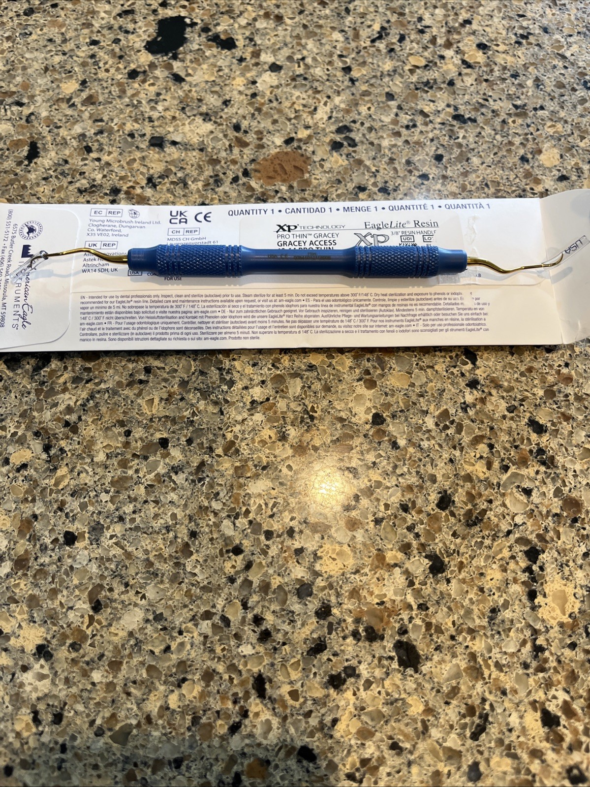 Dental American Eagle Pro Thin Gracey 13-14. New XP Technology Eagle Lite Resin