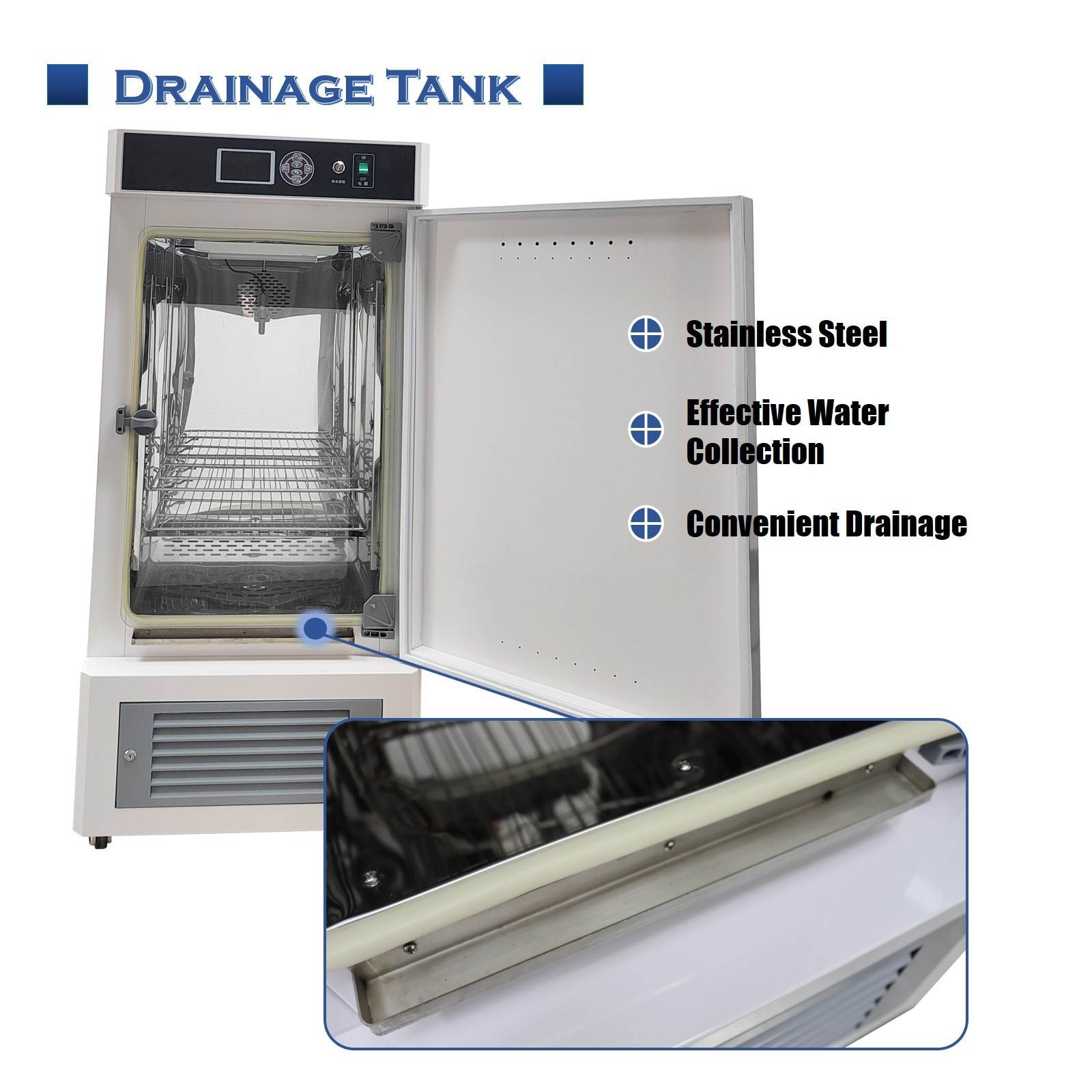 220V Constant Temperature&Humidity Incubator 41-149°F Inside Humidify Incubator