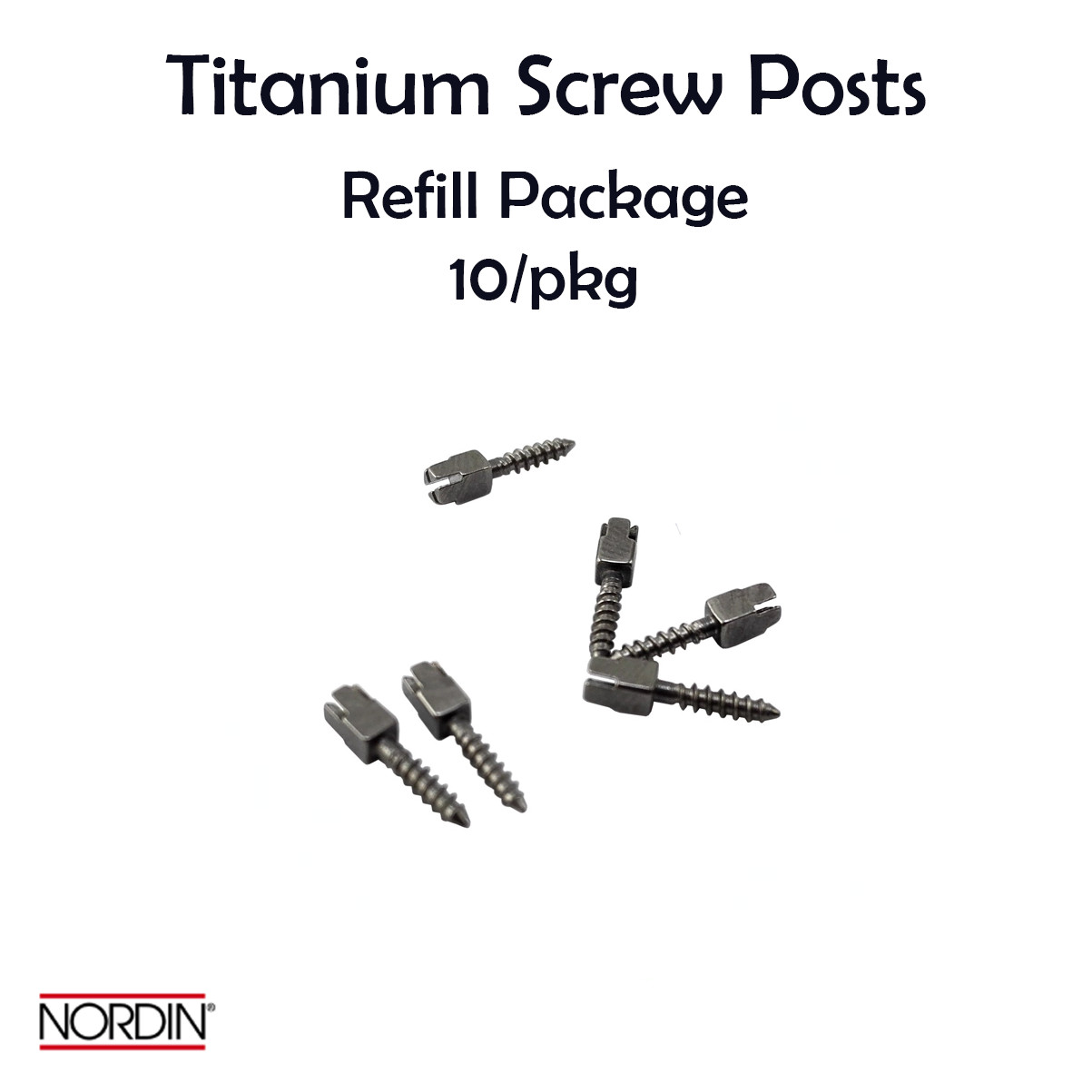 1x Screw Post NORDIN TITANIUM Refill packs 10/pcs (Nordin)