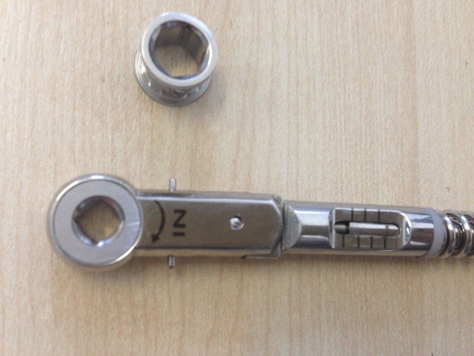Dental Implant Torque Ratchet Universal 10-50 Ncm Stainless Steel CE A+