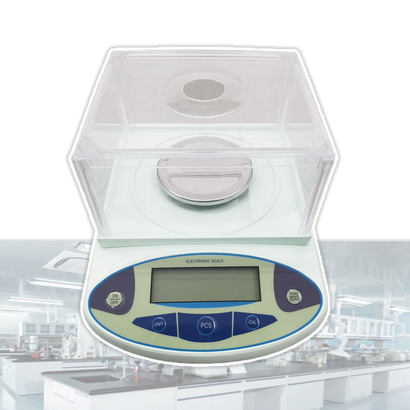 AC110-220V or 9V Dry Battery Lab Scale 500g/0.001g Weighing Electronic Balance