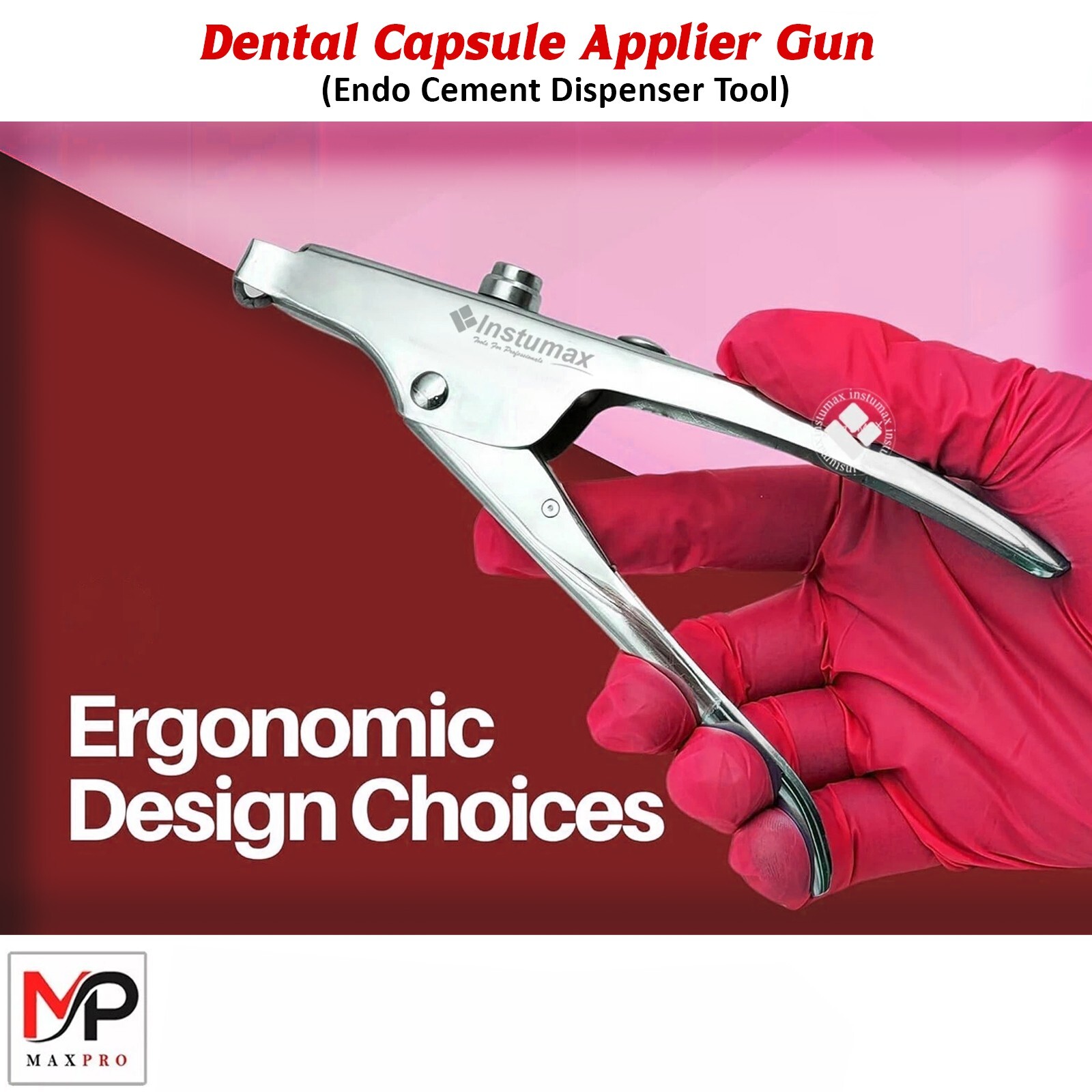 DENTAL CAPSULE APPLIER APPLICATOR ACTIVATOR GUN AUTOCLAVE INSTUMAX
