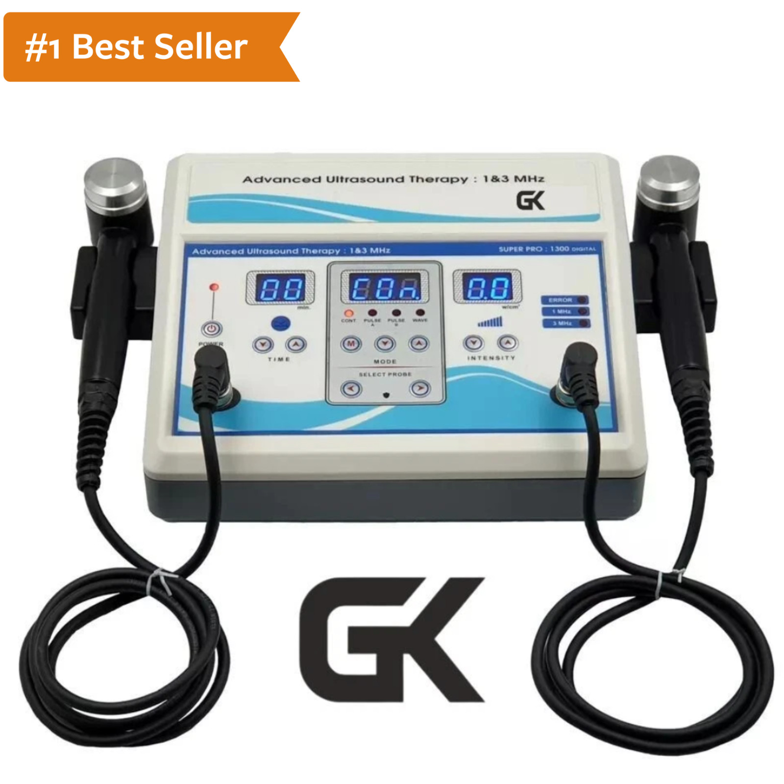 Dual 1 & 3 Mhz Ultrasound Therapy Physical Pain Relief Therapeutic Machine
