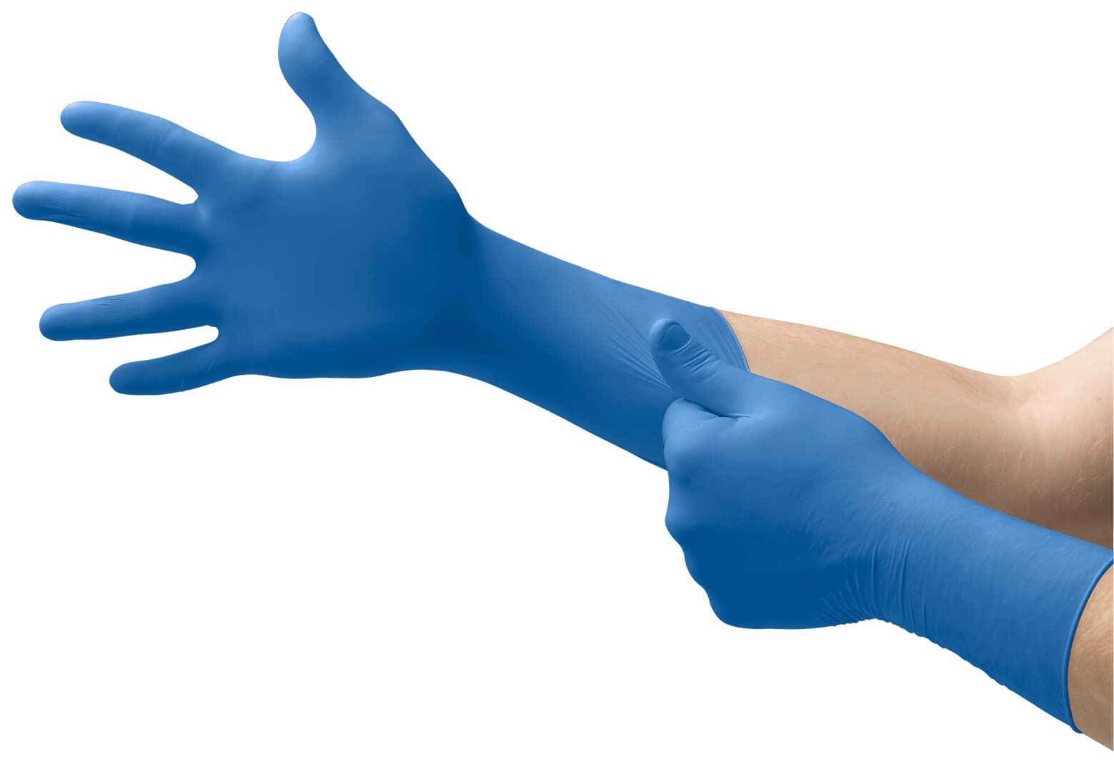 MICROFLEX SafeGrip SG-375 Exam Standard Gloves – Size L, Blue (Box of 50)