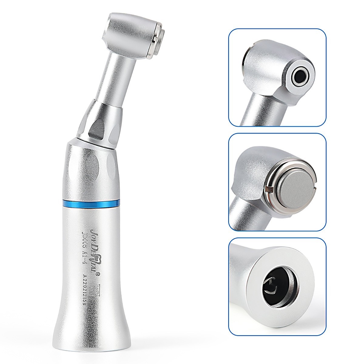 1pc Dental Slow Speed Handpiece Contra Angle Push Button Fit E-Type Motors