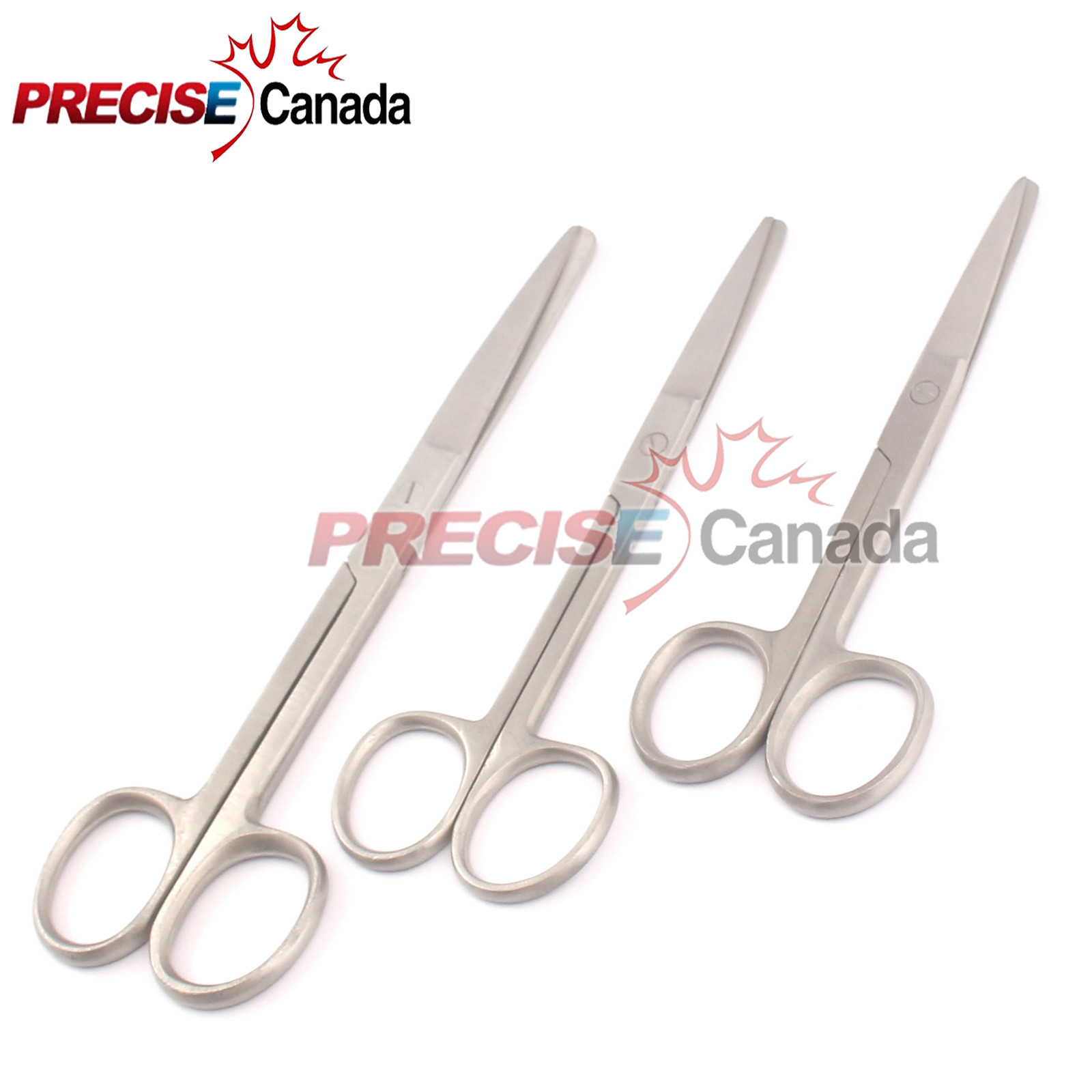 3 OPERATING SCISSORS 4.5″+5.5″+6.5″ STRAIGHT SHARP BLUNT SURGICAL INSTRUMENTS